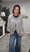 Smoke & Lace Cardigan