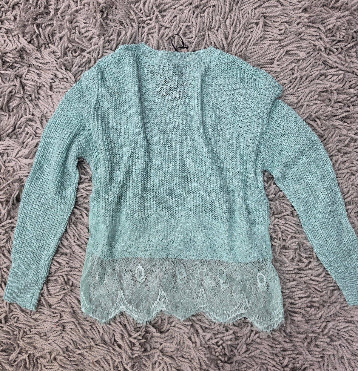 Mint Julep Lace Sweater