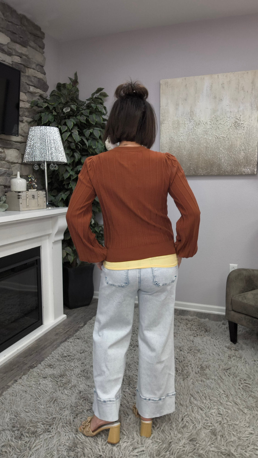 Amber Glow Cardigan