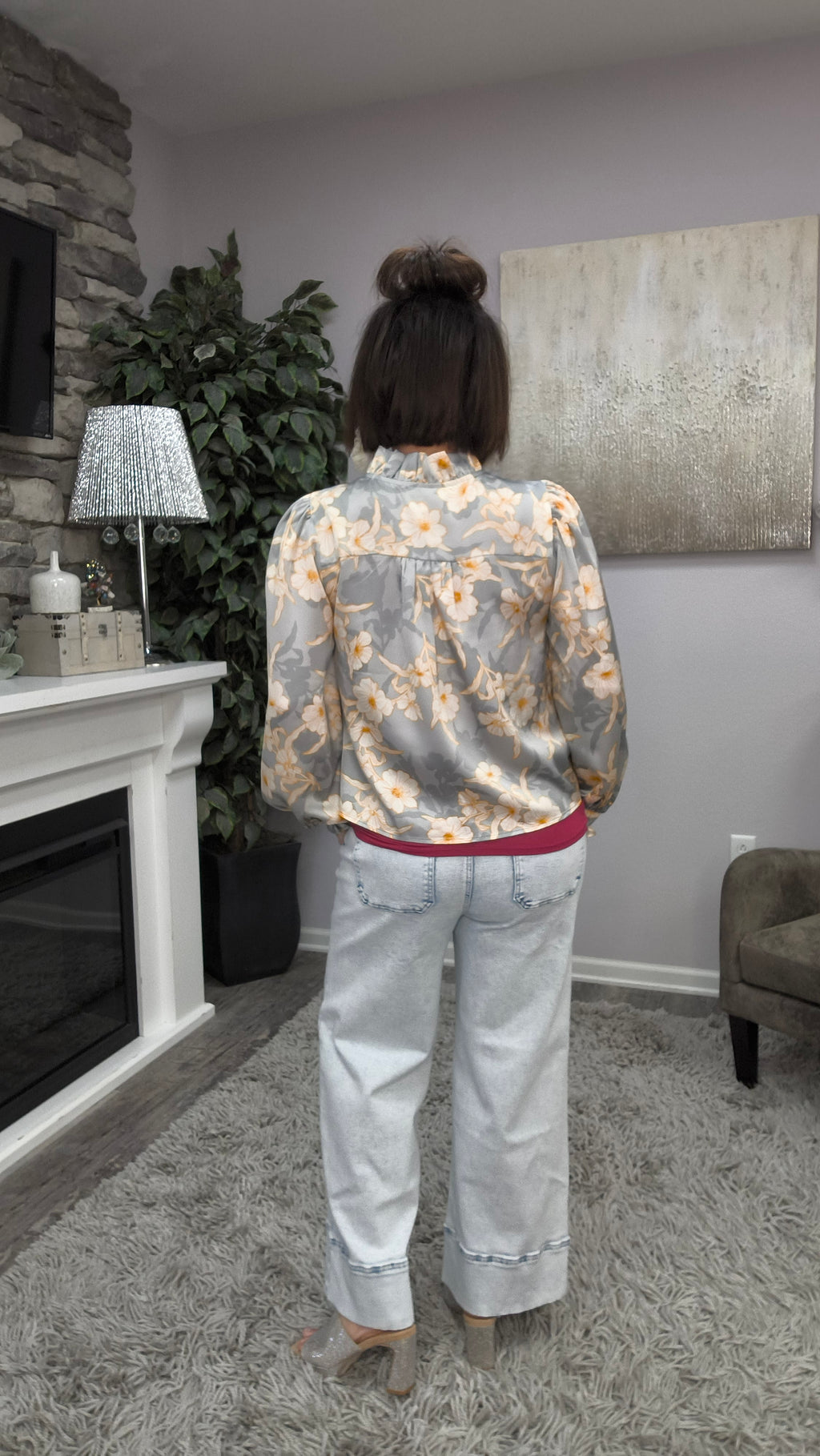 Soft Bloom Ruffle Top