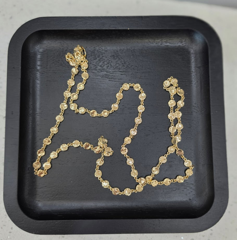Hammered Links Necklace