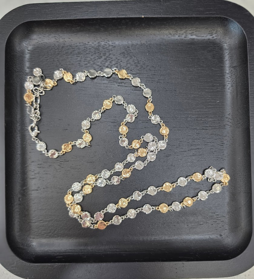Hammered Links Necklace