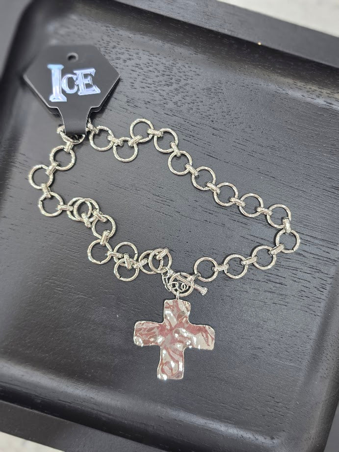 Hammered In Faith Necklace