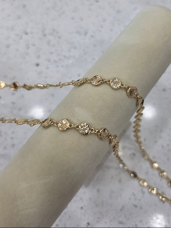 Hammered Links Necklace