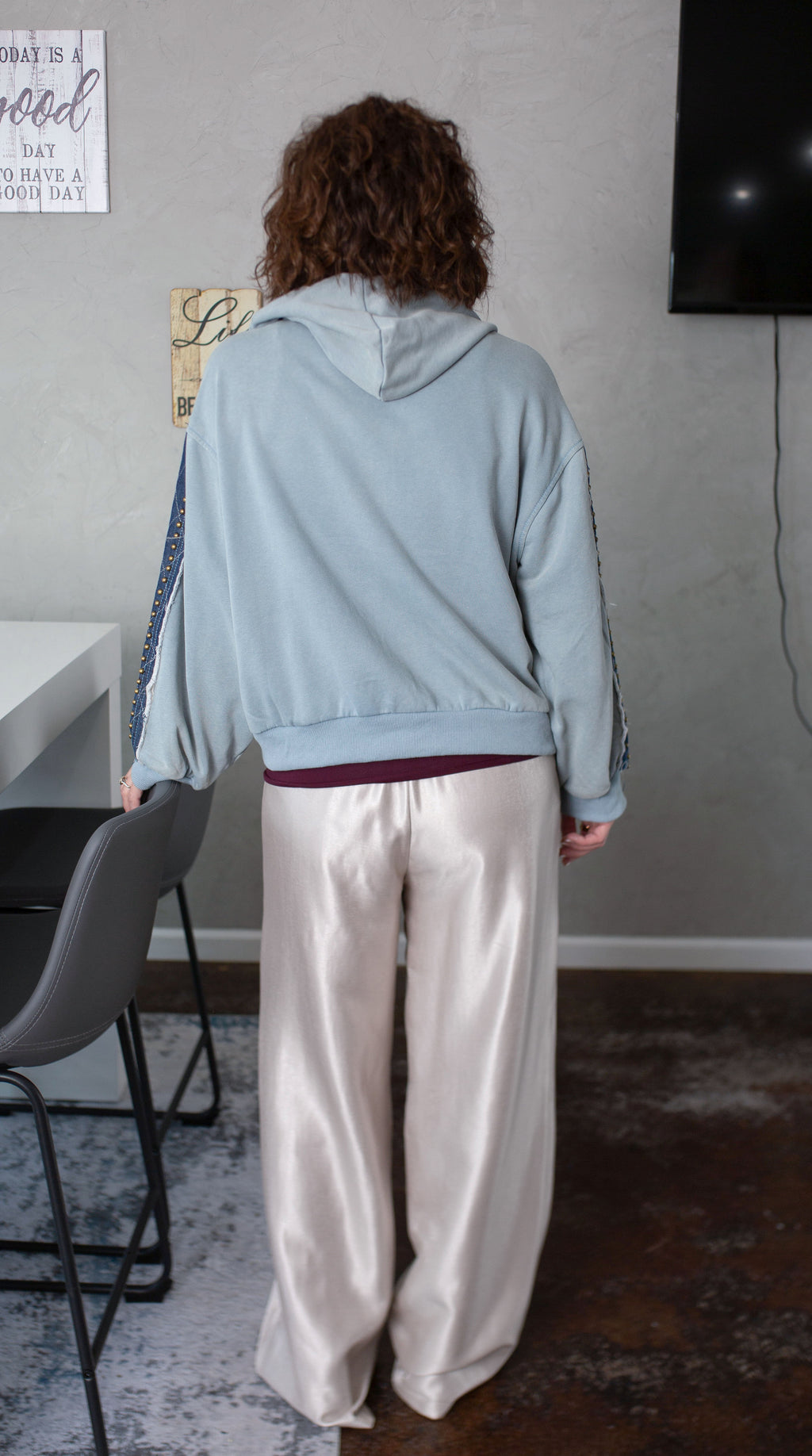 Stitched with Soul Zip-Up Hoodie