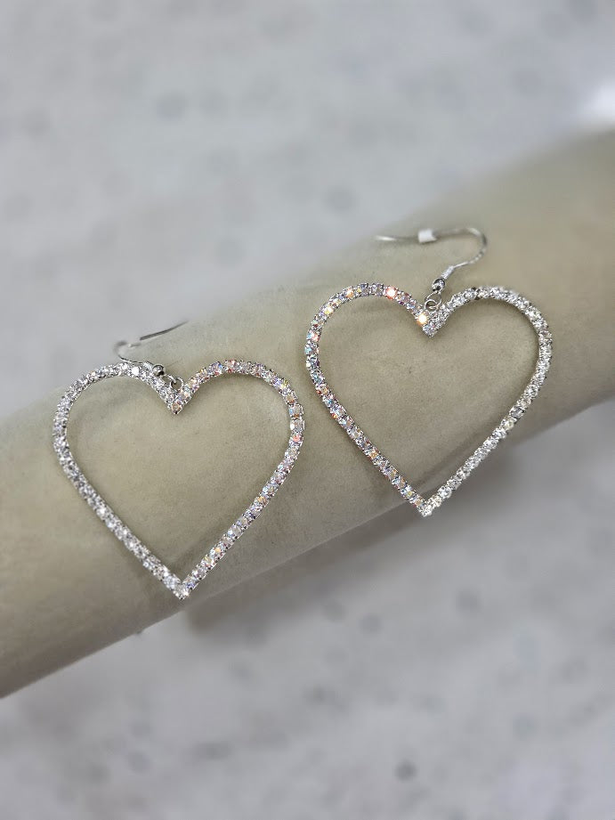 Heart on Fire Earrings