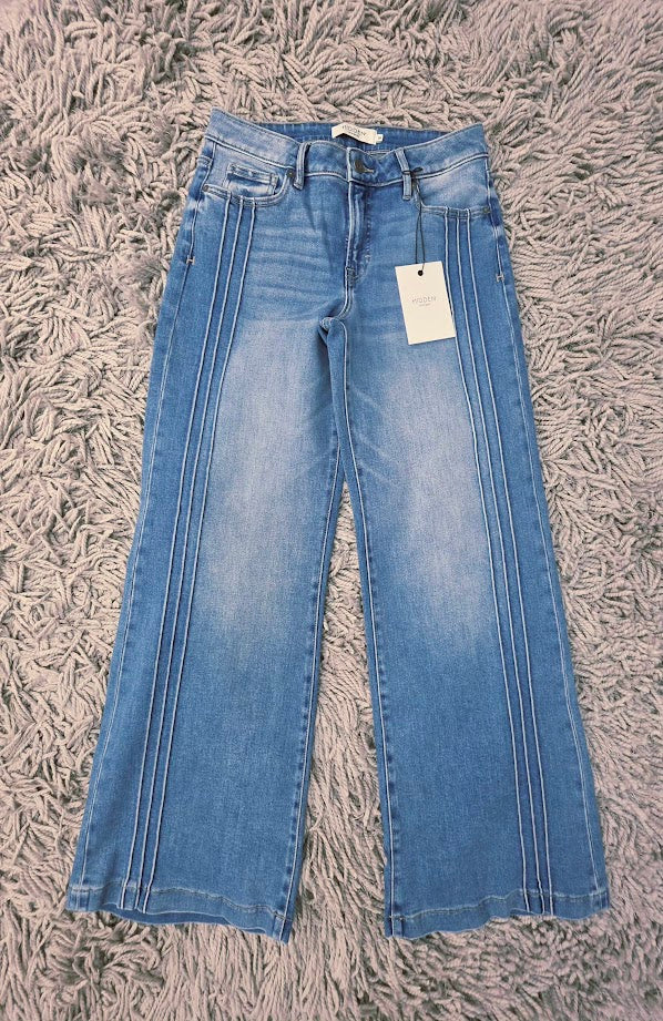 HIDDEN Double Take Wide Legs