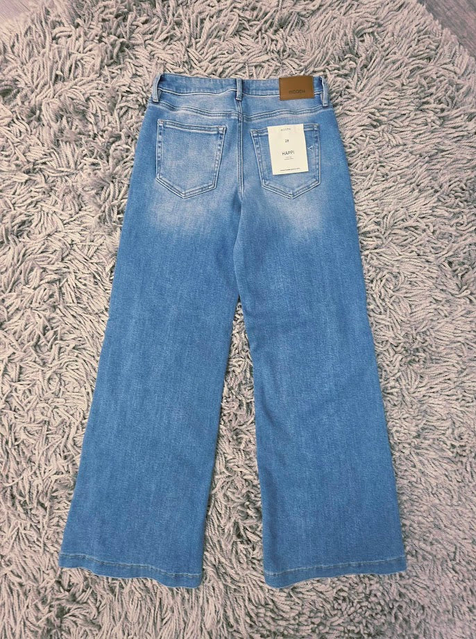 HIDDEN Double Take Wide Legs