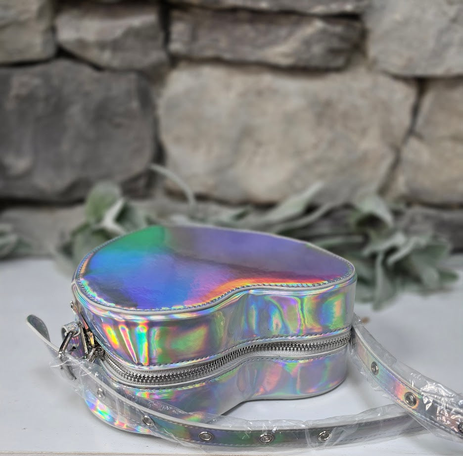 Hologram Heart Crossbody