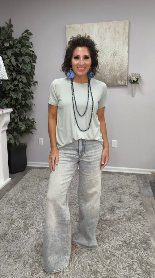 CURVY Judy Blue Washed Away Jeans