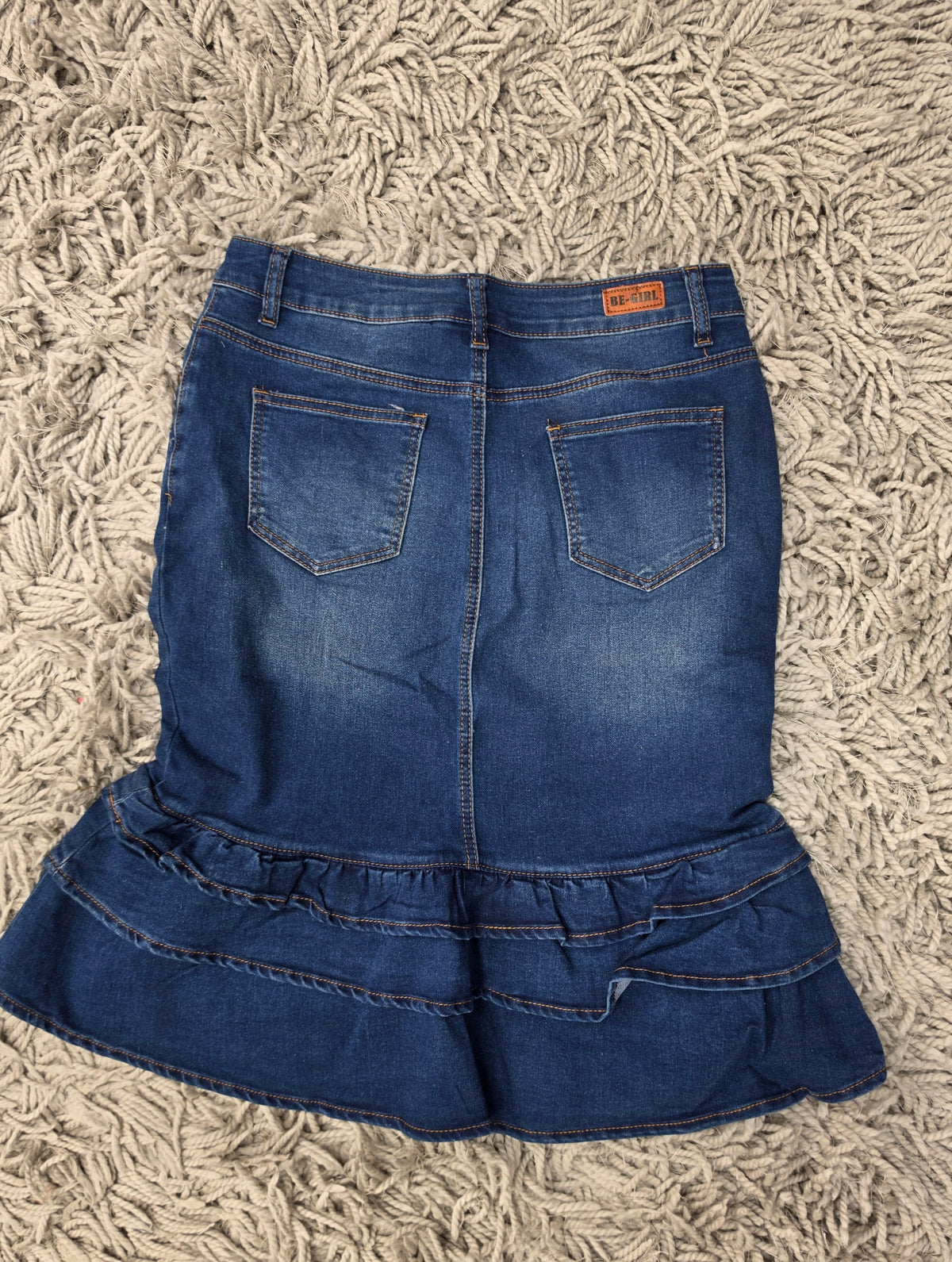 Tiered & True Denim Skirt