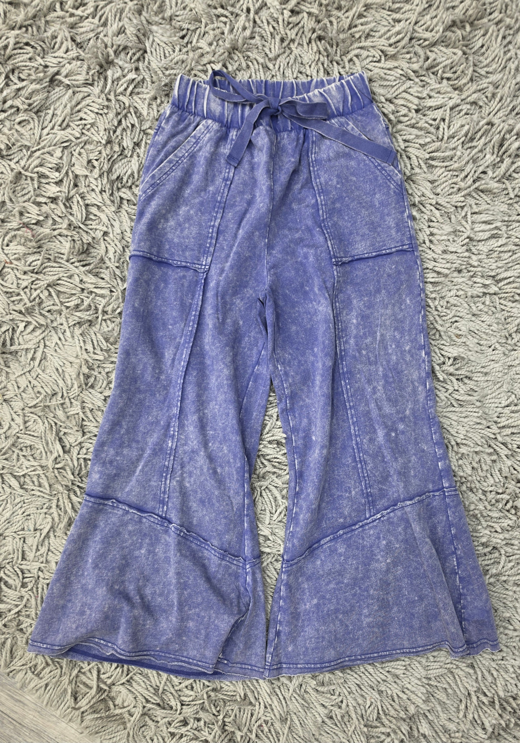 Blueberry Haze Ruffle Pants