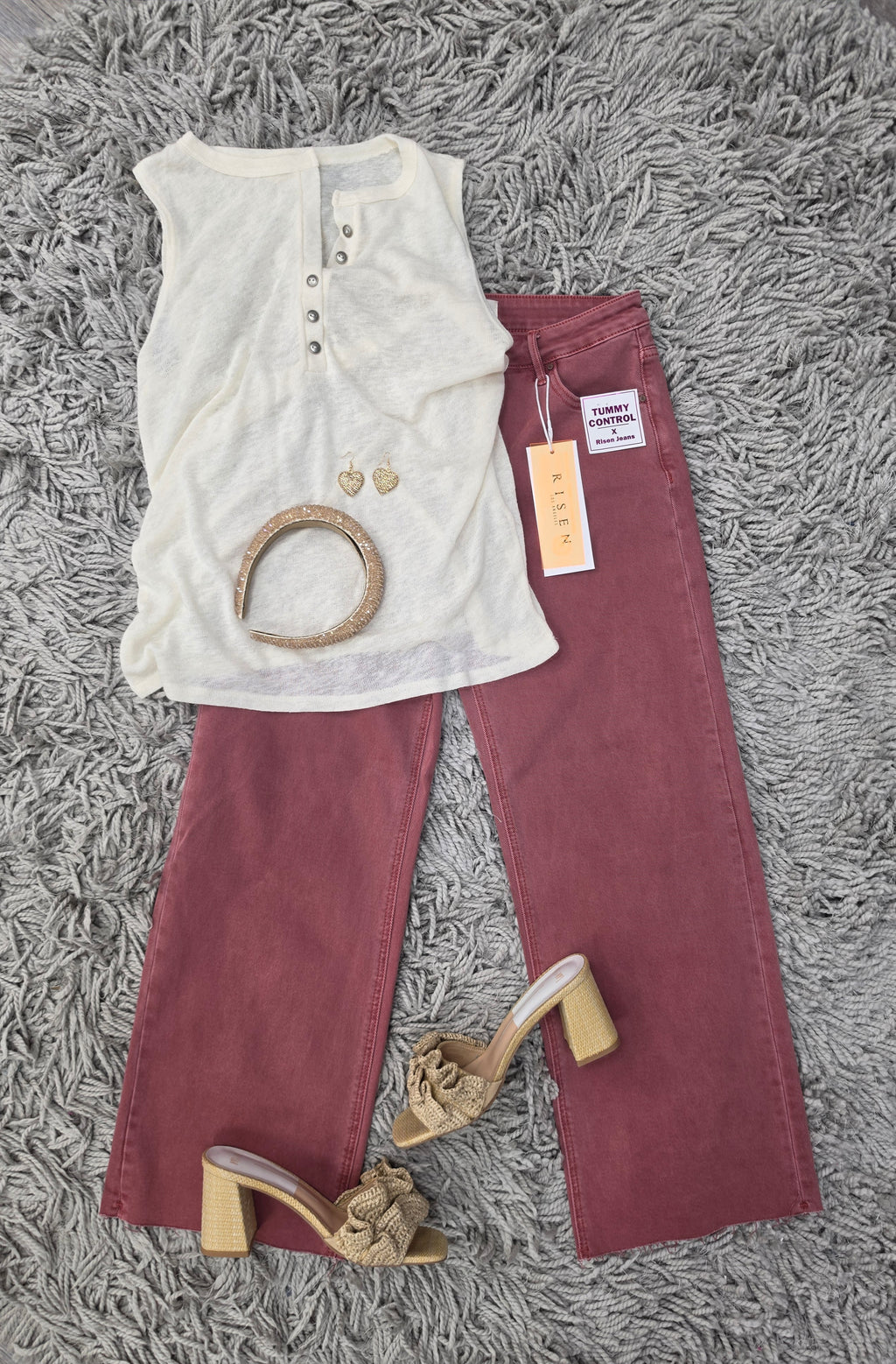 RISEN Mauve It or Lose It Jeans