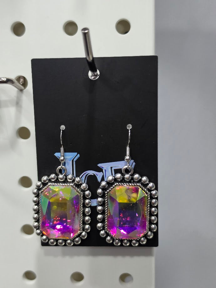 Electric Gem Earrings