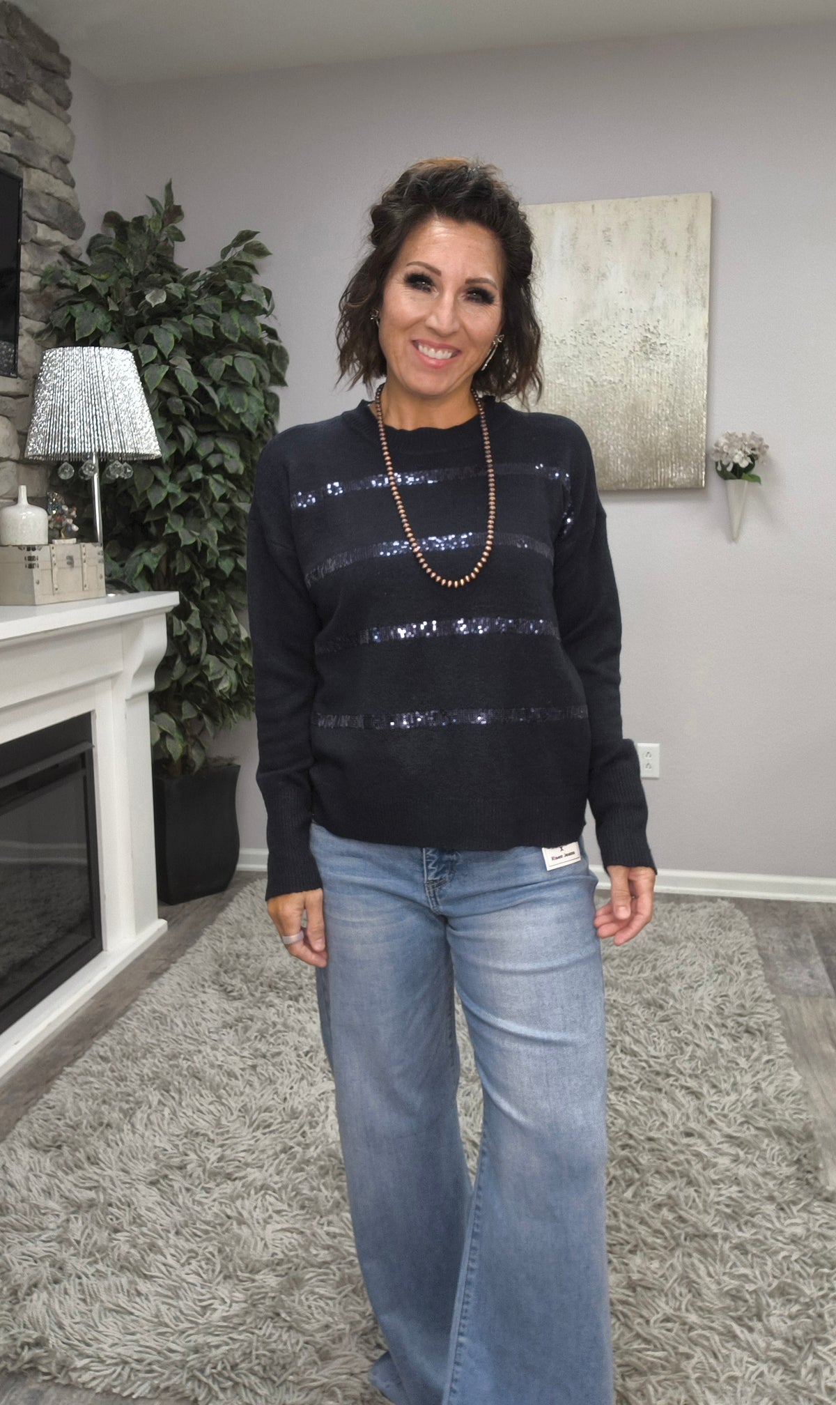 Midnight Spark Sweater