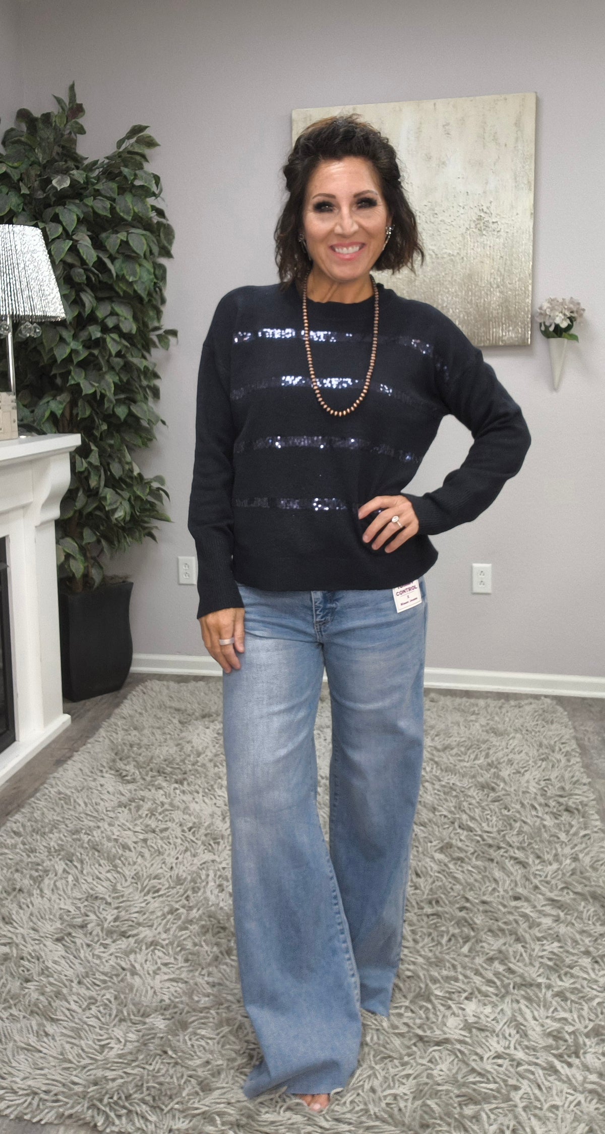 Midnight Spark Sweater
