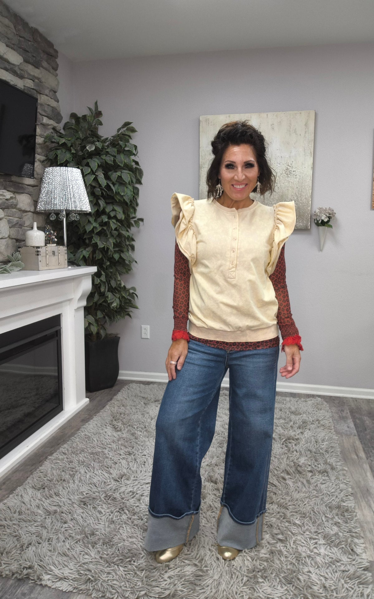 Sweet & Sassy Ruffle Top