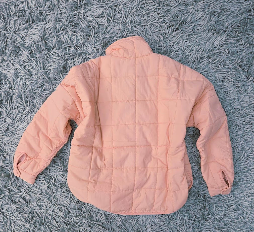 Peach Please Puffer Jacket