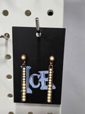 Pearl in Line Earrings