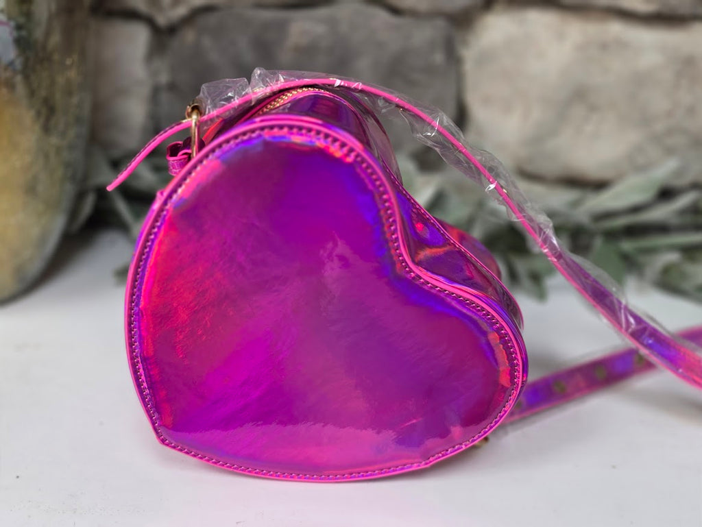 Hologram Heart Crossbody