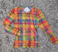 Plaid About You Mesh Top