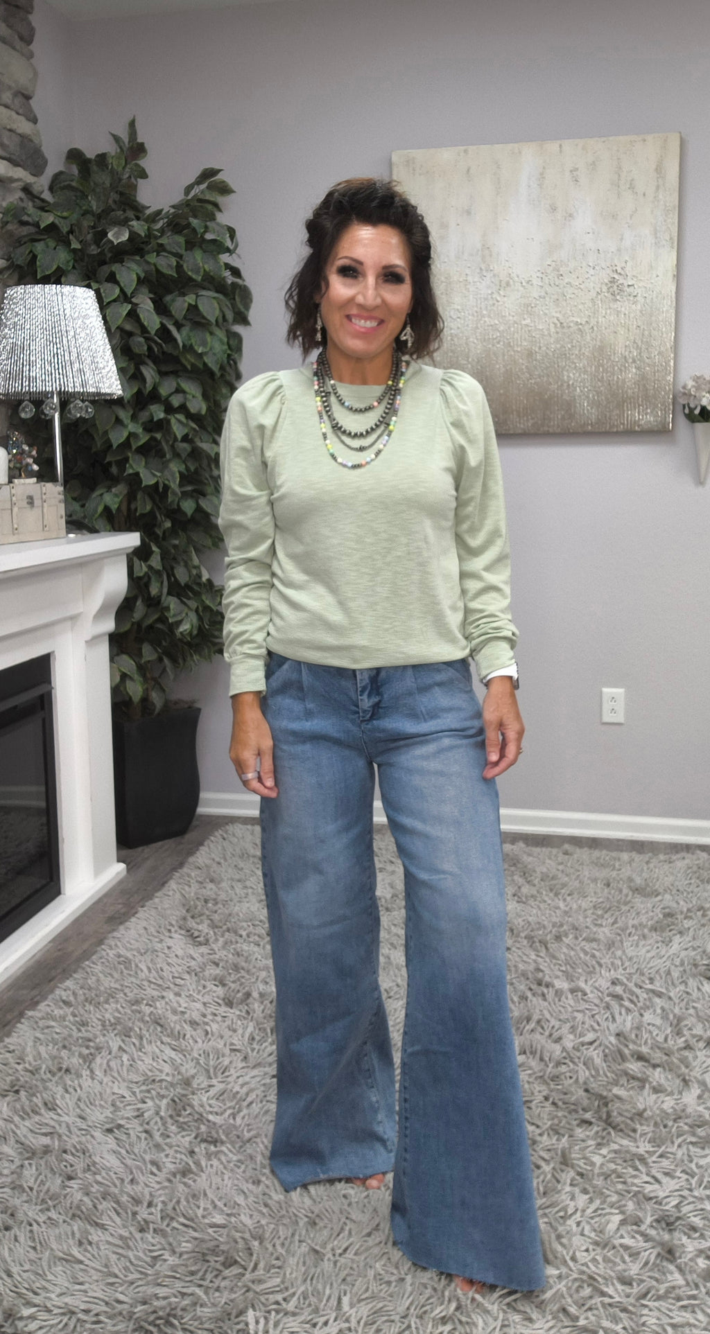 RISEN Going Places Pleated Jeans