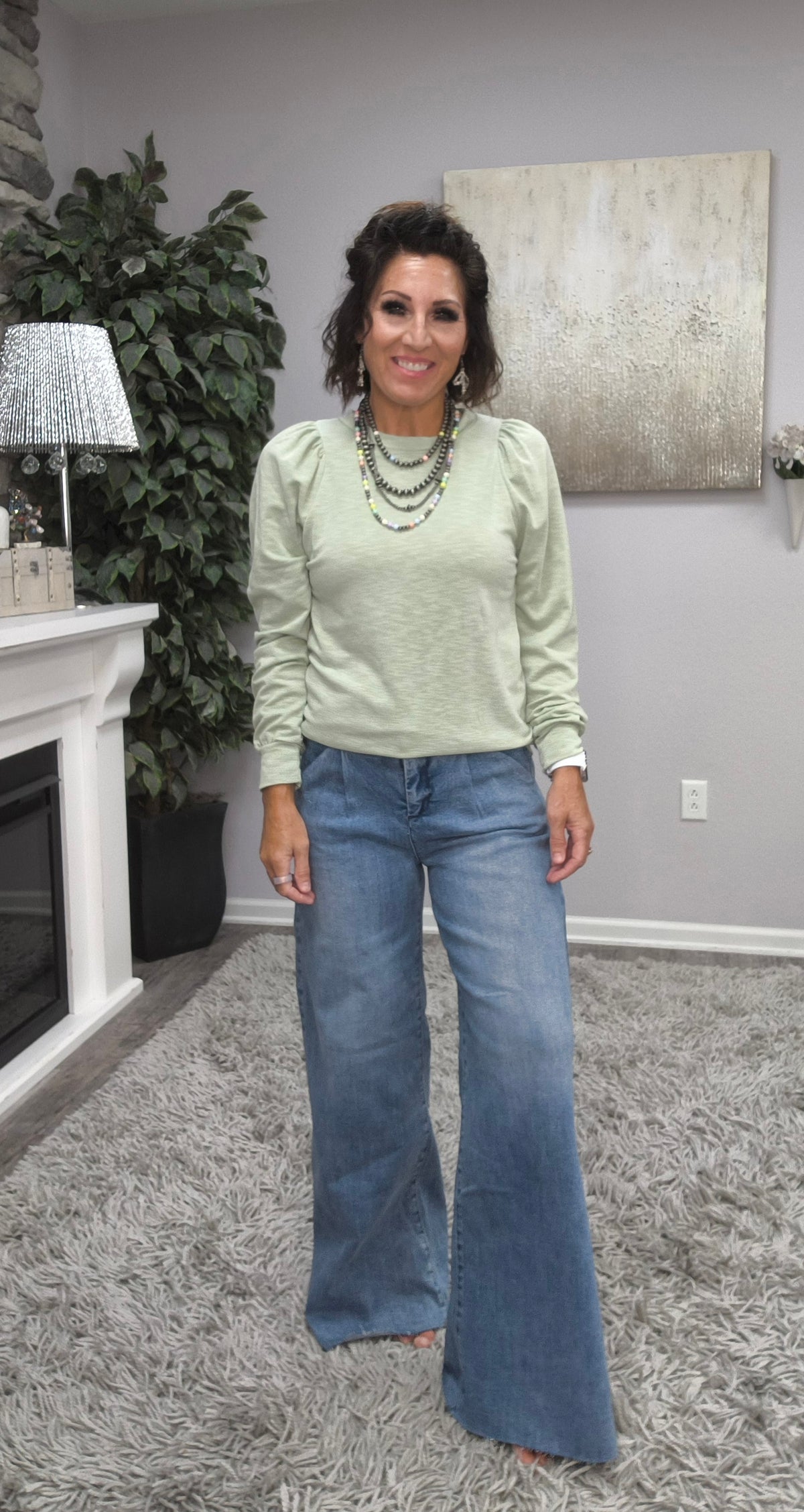 RISEN Going Places Pleated Jeans