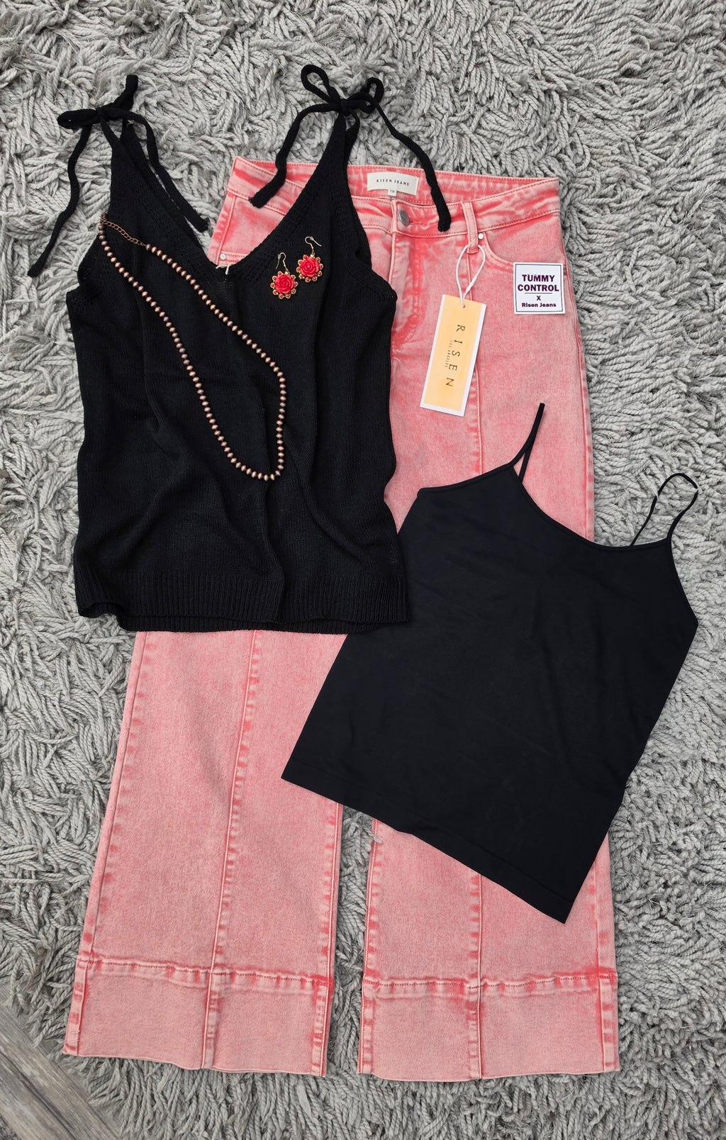 RISEN Pink Pony Jeans