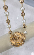 Pearl Petal Necklace