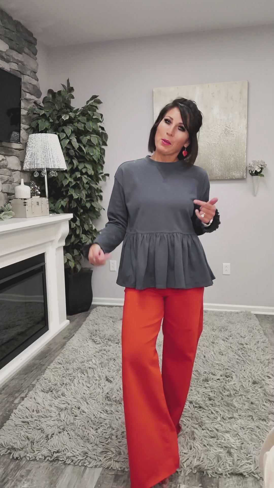 RISEN Red Hot Mama Pants