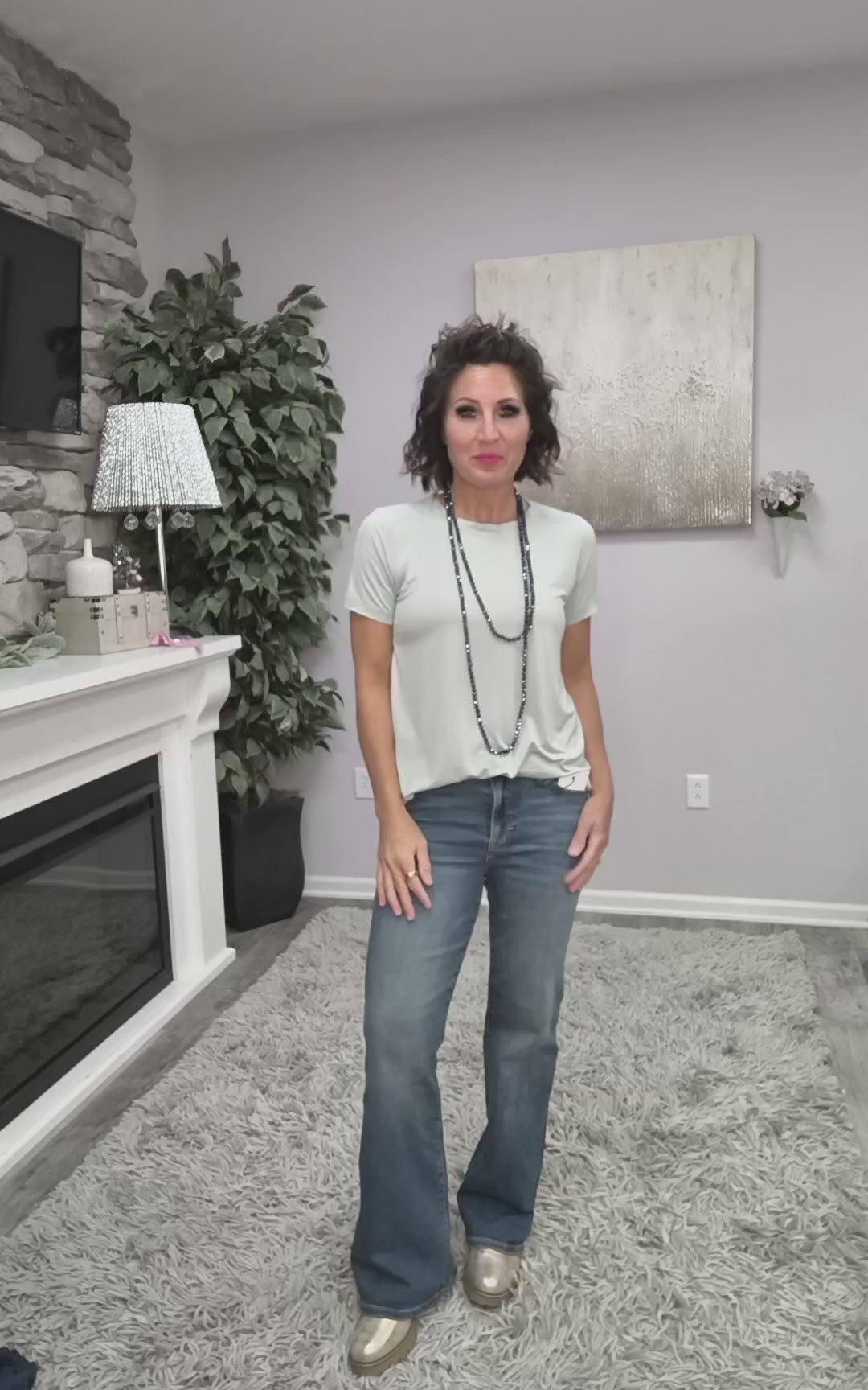 HIDDEN Blue Jean Bliss Flares
