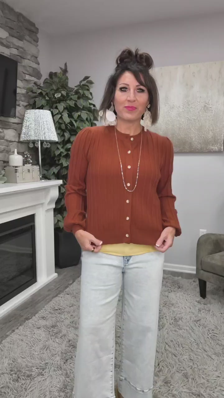 Amber Glow Cardigan