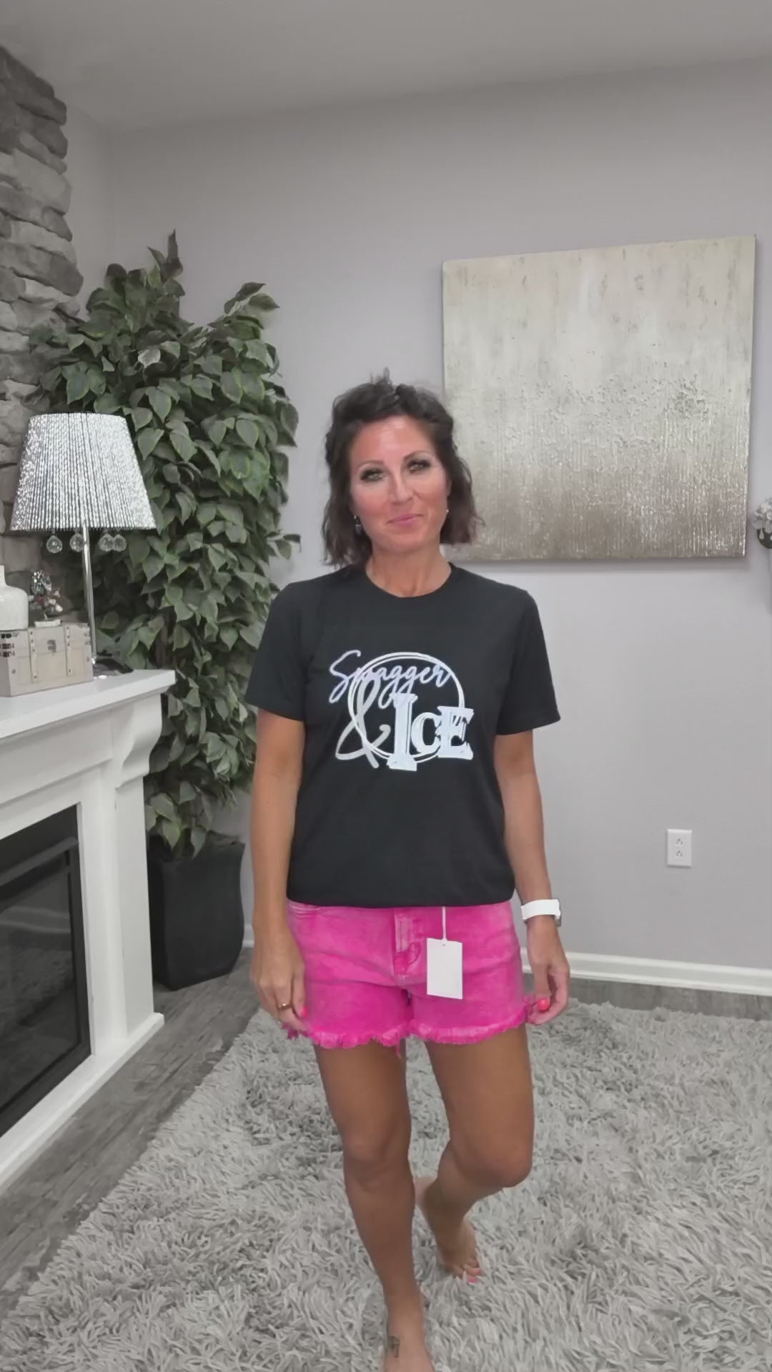 Cello Hot Pink Crush Shorts