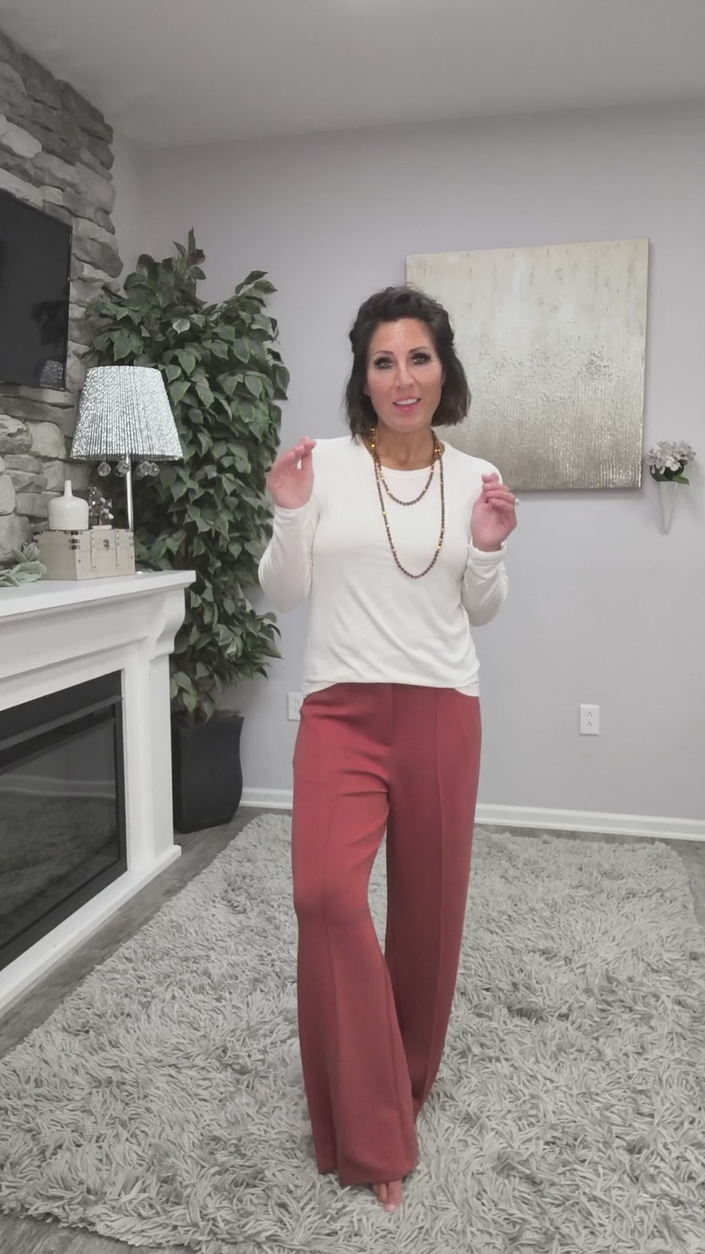 Cinnamon Social Trouser