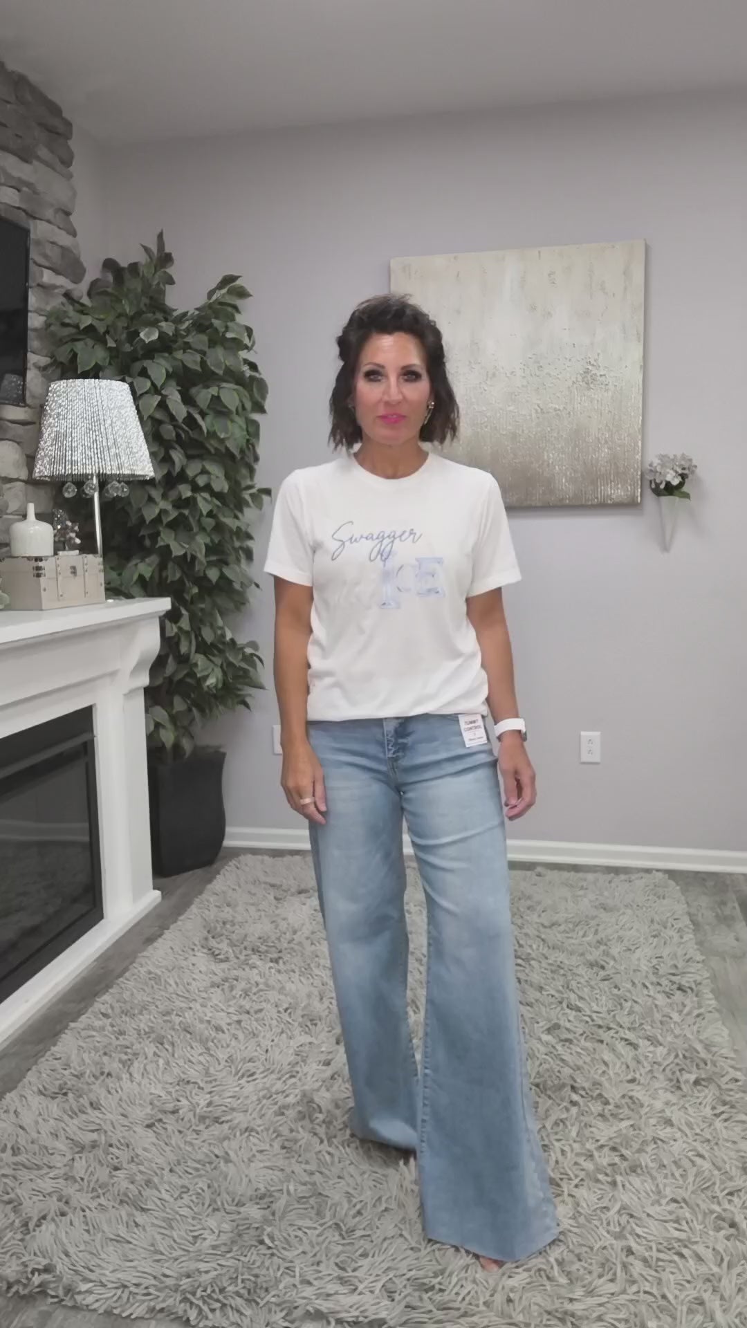 RISEN Easy Street Wide Leg Jeans