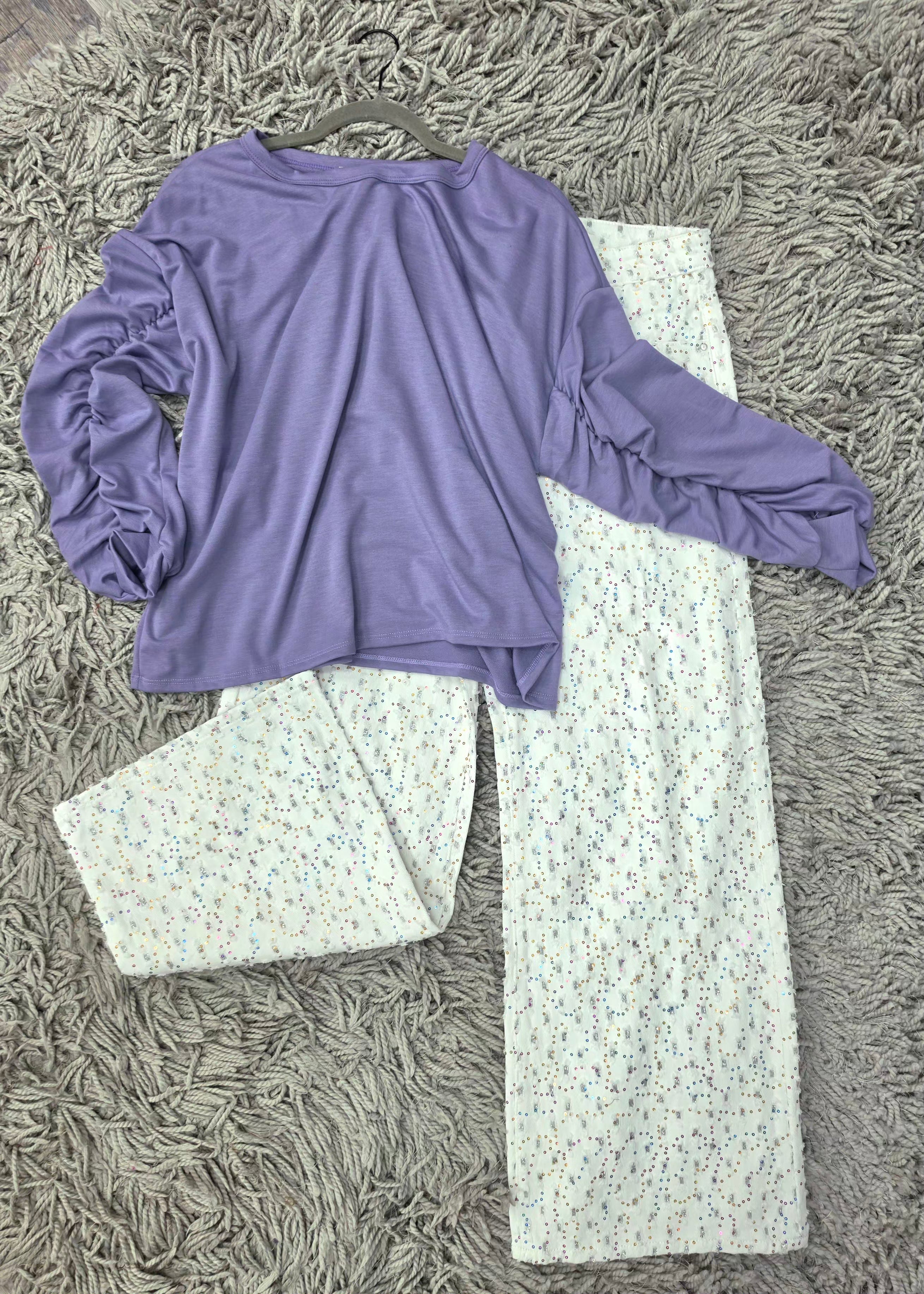 Purple Reign Ruched Top