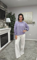 Purple Reign Ruched Top