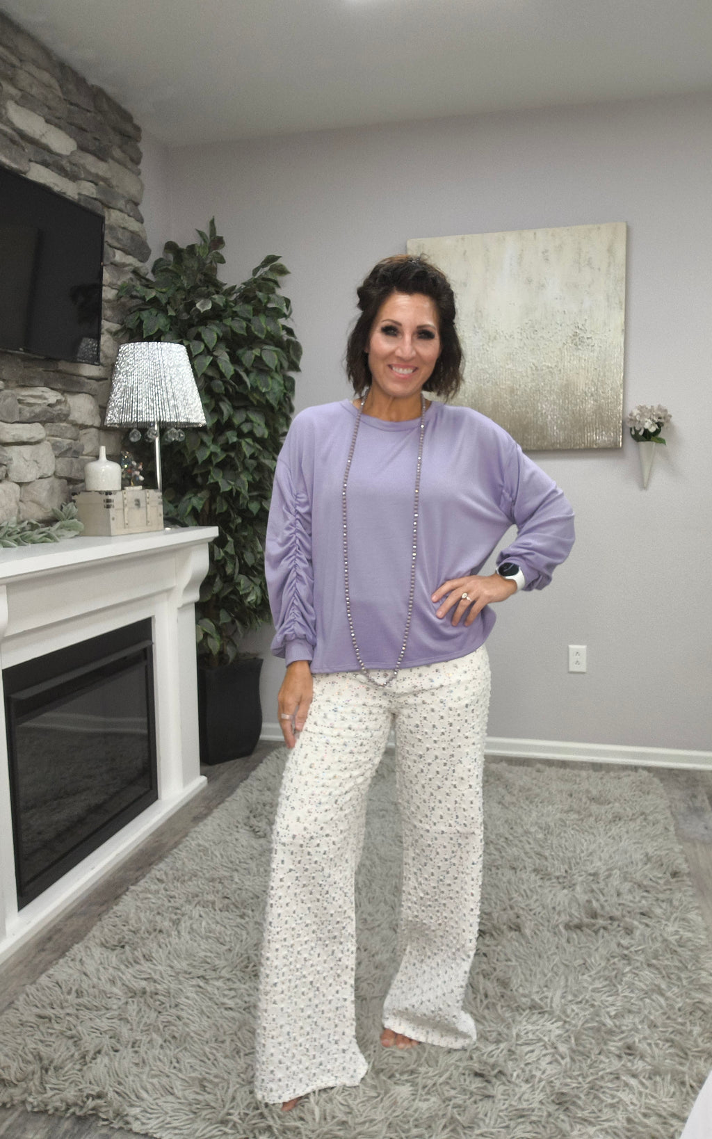Purple Reign Ruched Top