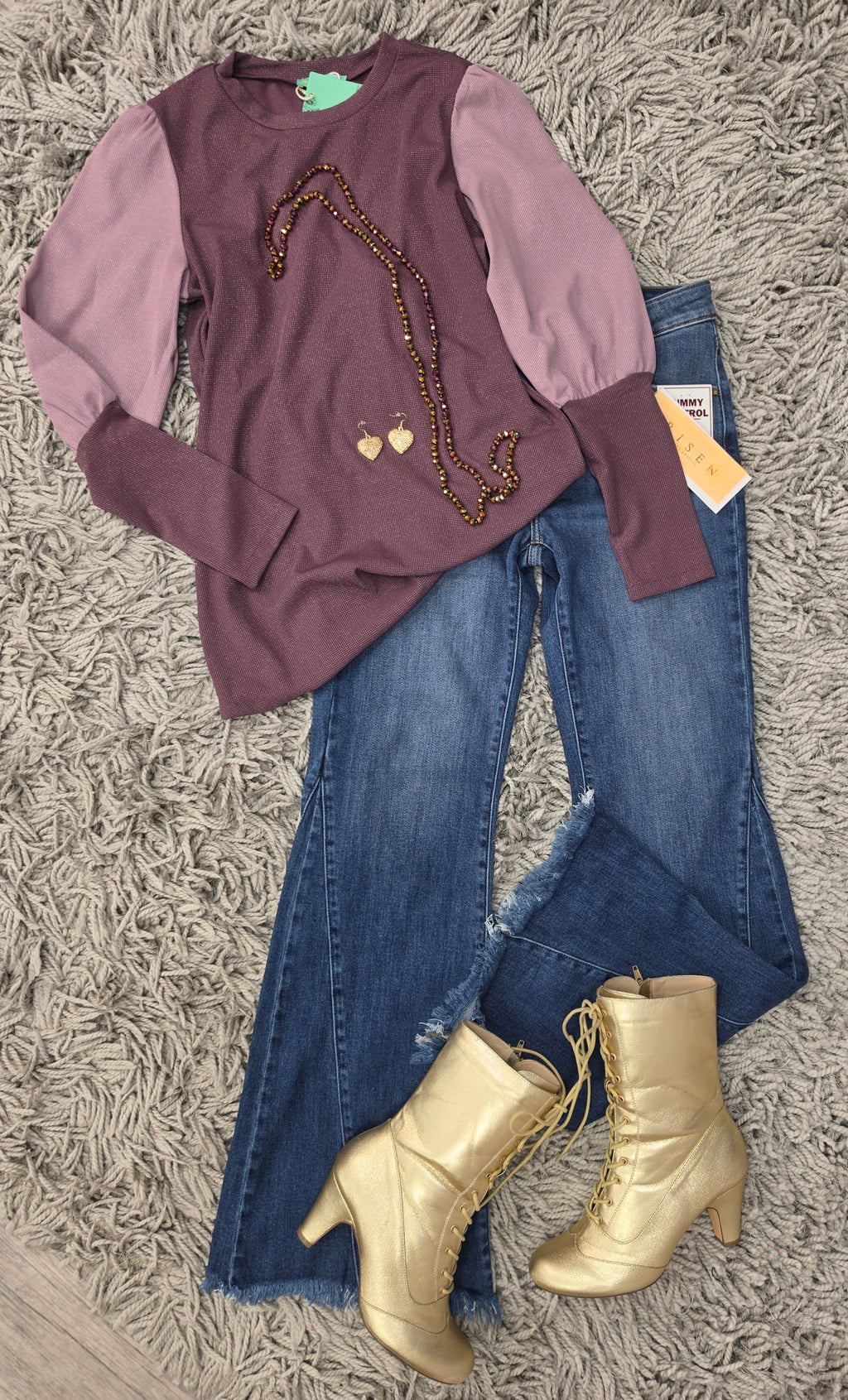 Sugar Plum Shimmer Top