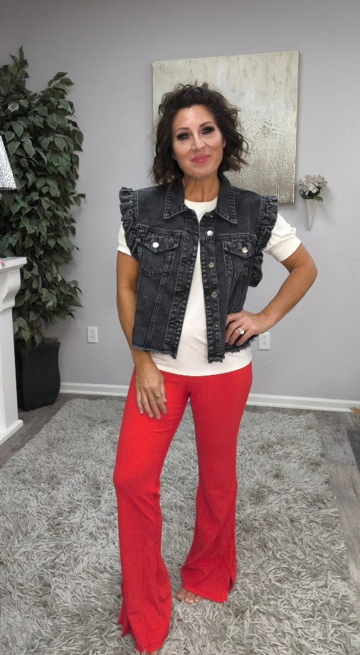 Red Hot Ribbed Flares