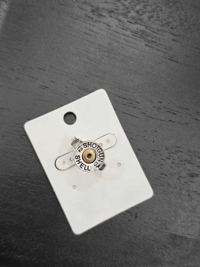 Locked & Loaded 12 Guage Attitude Ring