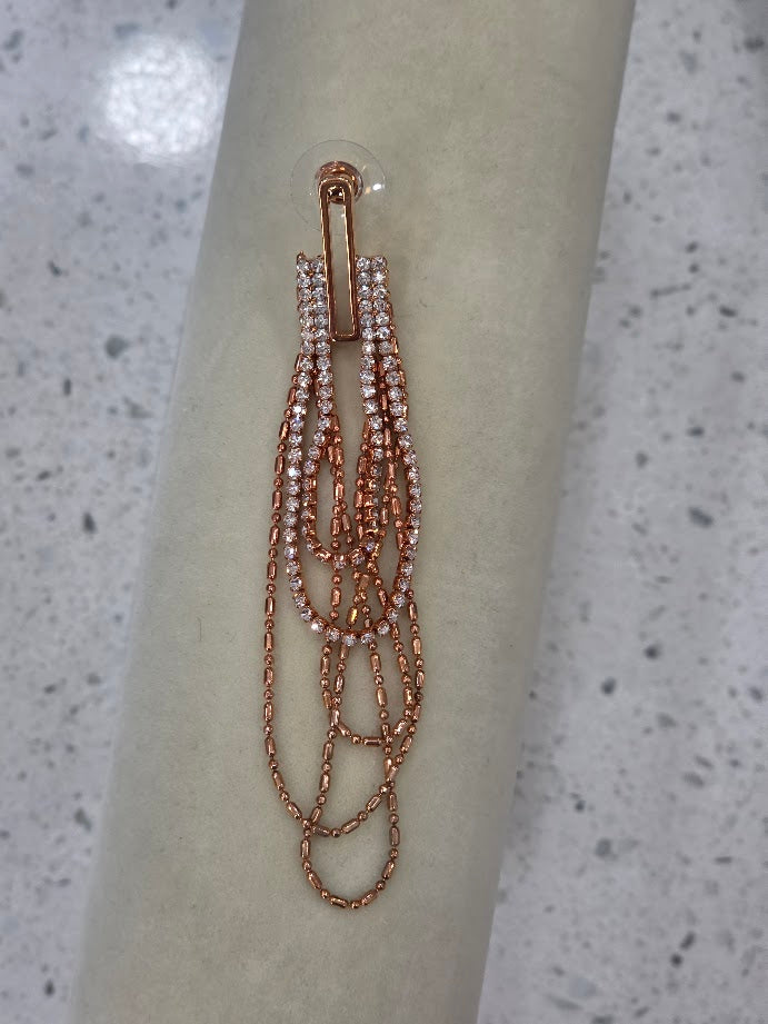 Diamond Drape Earrings