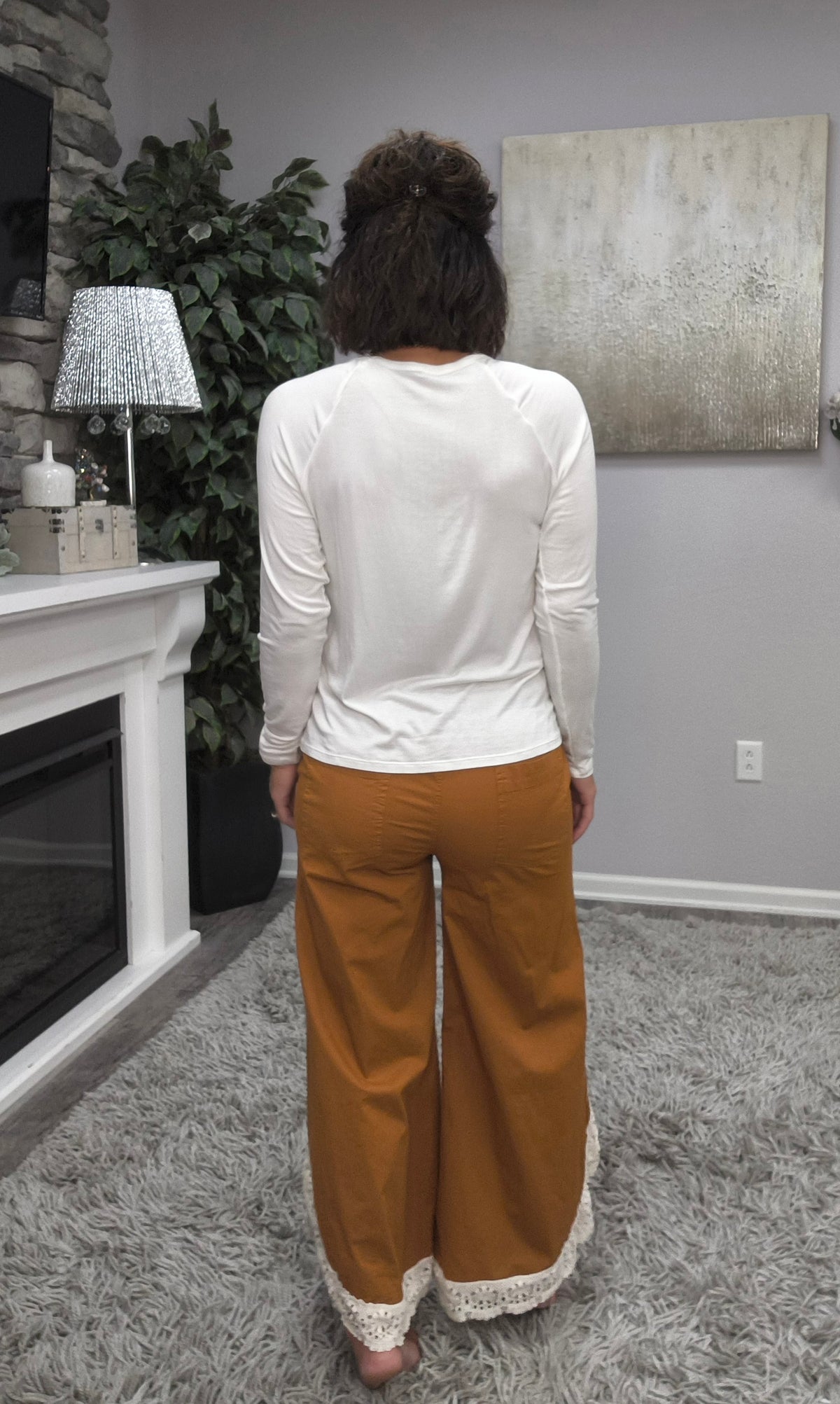 Southern Soul Lace Trim Pants