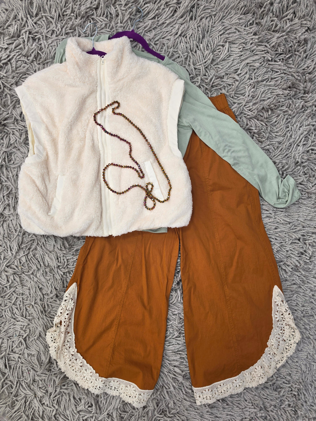 Southern Soul Lace Trim Pants