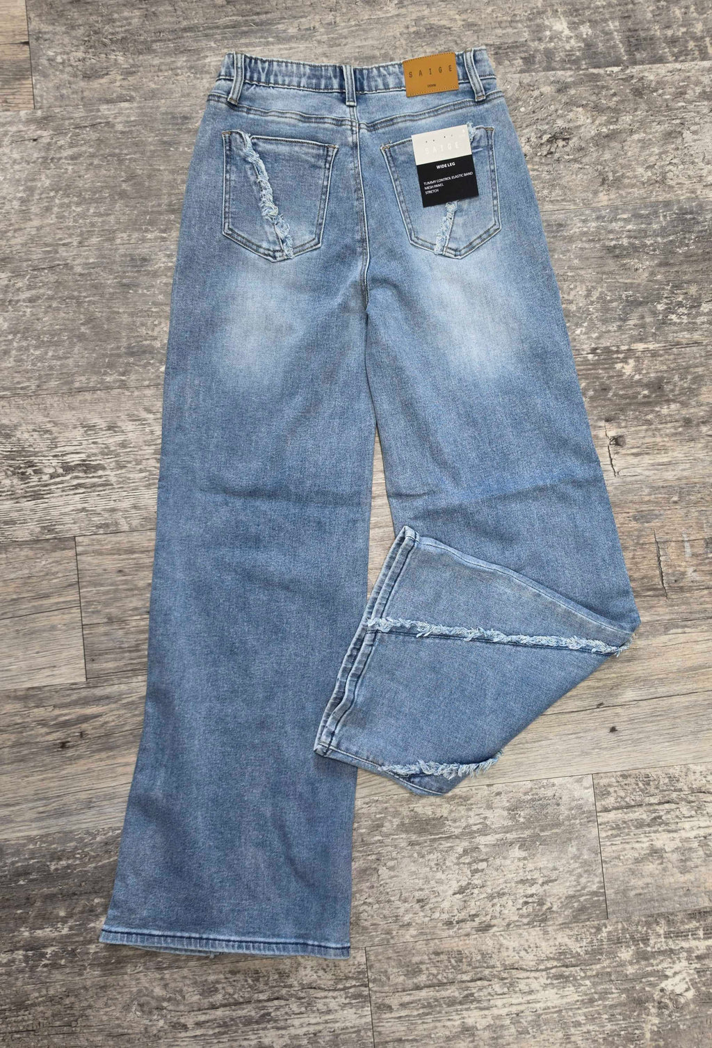 Fringe Benefits Wide Leg Jeans