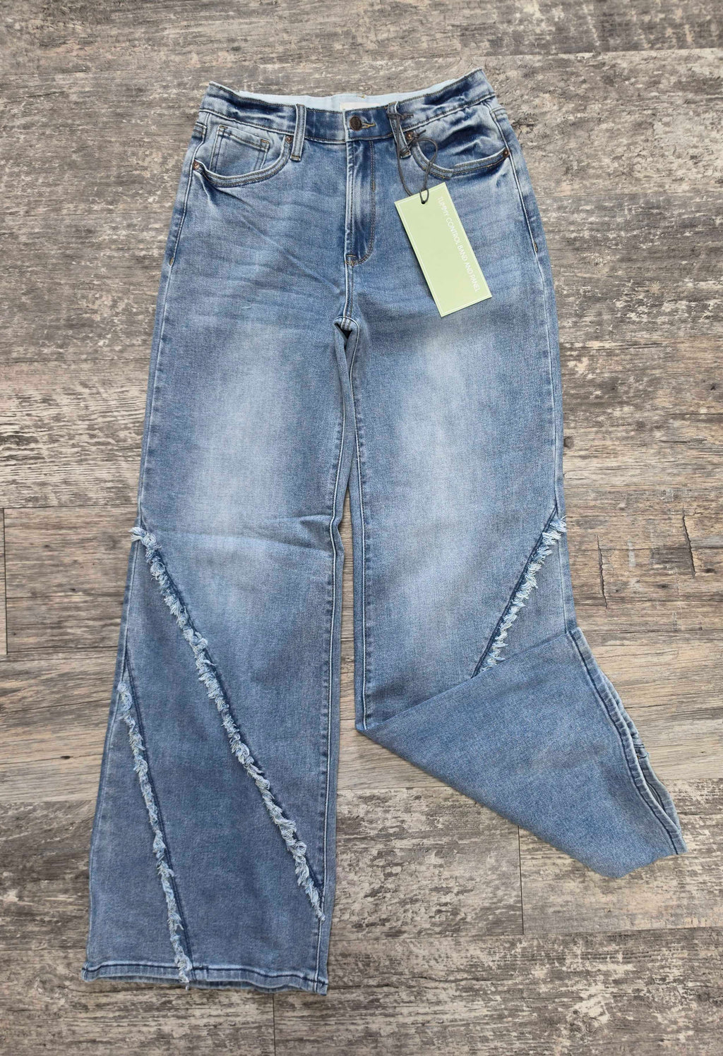 Fringe Benefits Wide Leg Jeans