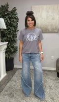 Fringe Benefits Wide Leg Jeans