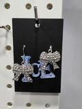 Small Bling Bow Earrings