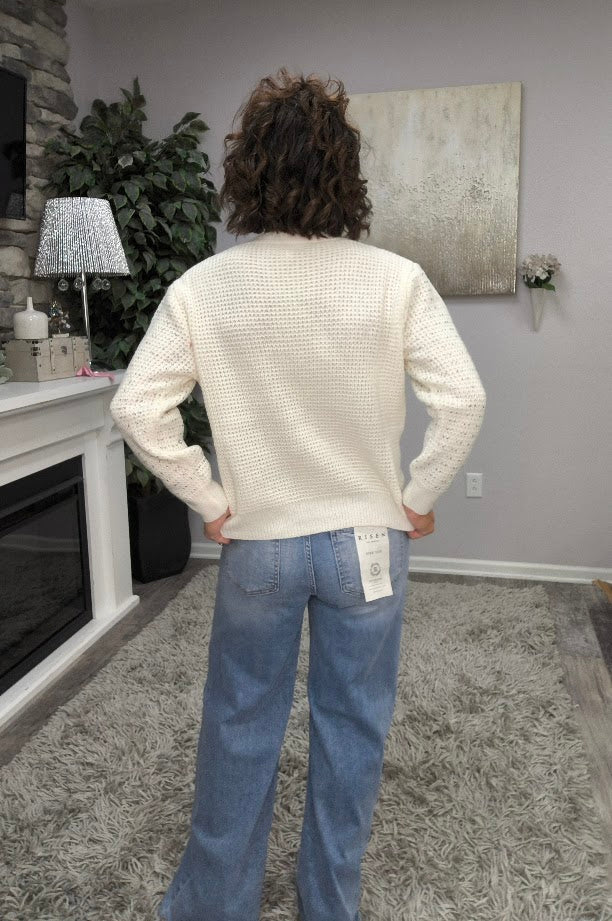 Sparkle & Cream Sweater