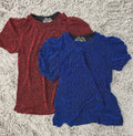 All That Glitters Puff Sleeve Top